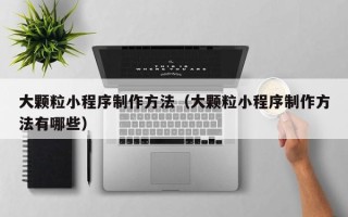 香港大颗粒小程序制作方法（大颗粒小程序制作方法有哪些）